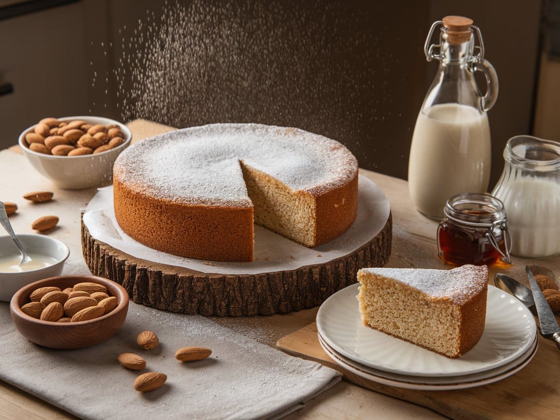 Egg-Free Almond Cake: Nutty and Sweet