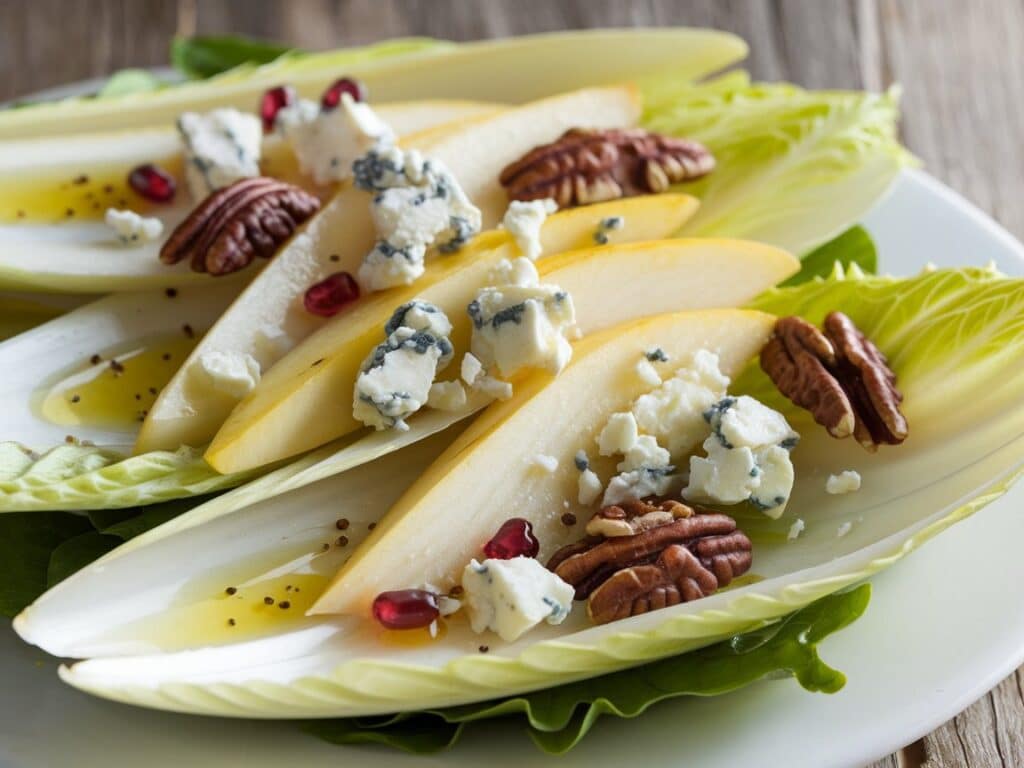 Endive Salad with Blue Cheese and Pears