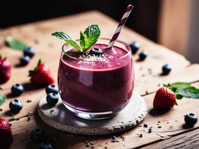 How to Make Egyptian Mixed Berry Smoothie