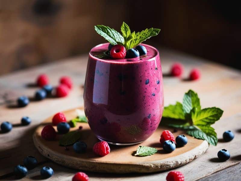 How to Make Egyptian Mixed Berry Smoothie
