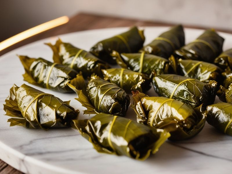 Mahshi Wara' Enab: Stuffed Grape Leaves Recipe