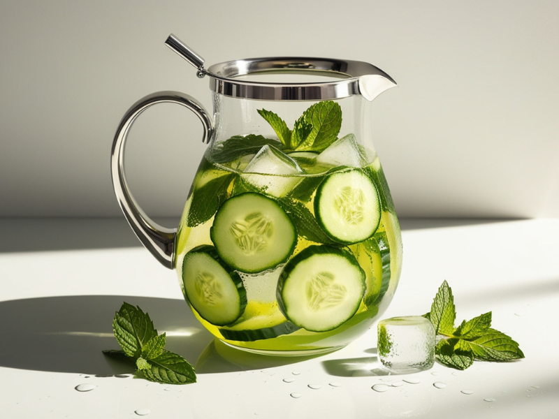 Refreshing Cucumber Mint Drink for the Hot Summer Days