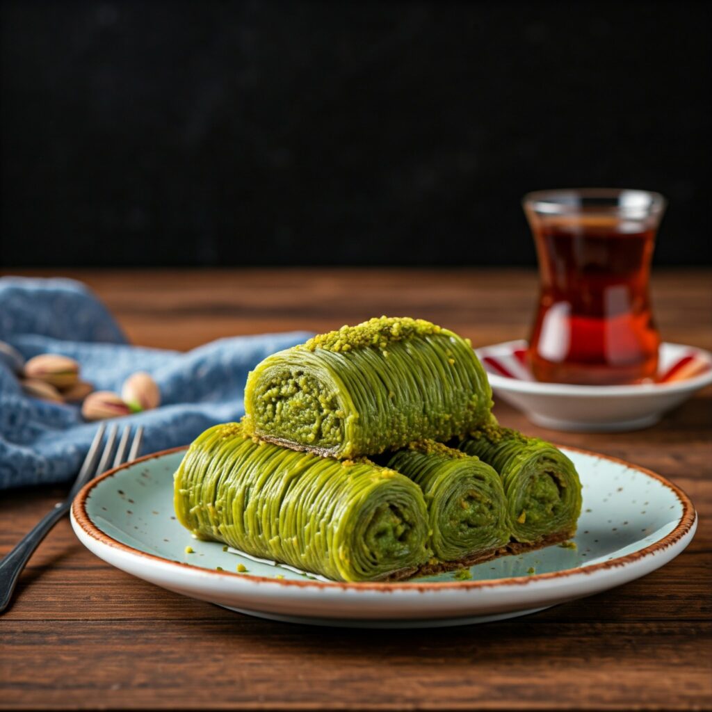 Traditional Fıstıklı Sarma Recipe Turkish Pistachio Rolls