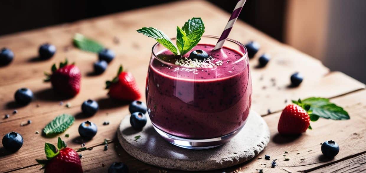 How to Make Egyptian Mixed Berry Smoothie