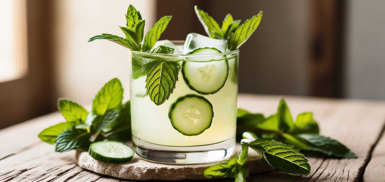 Refreshing Cucumber Mint Drink for the Hot Summer Days