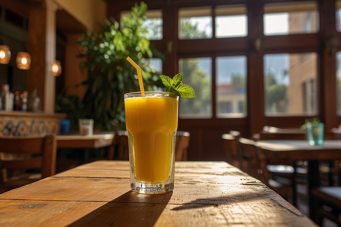 Egyptian Mango Juice in Summer