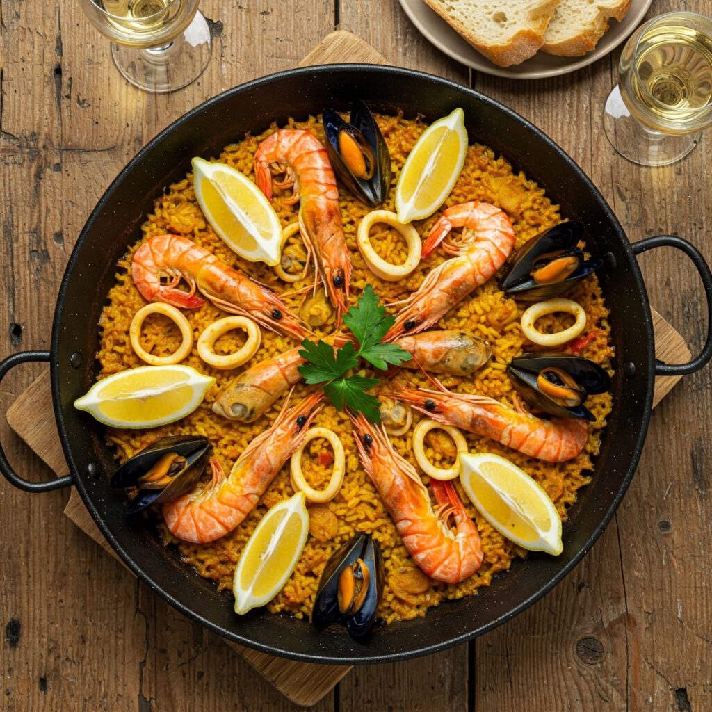 Best Authentic Homemade Seafood Paella Recipe