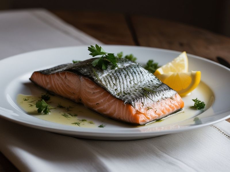 Fionnuala's Salmon on a Plate