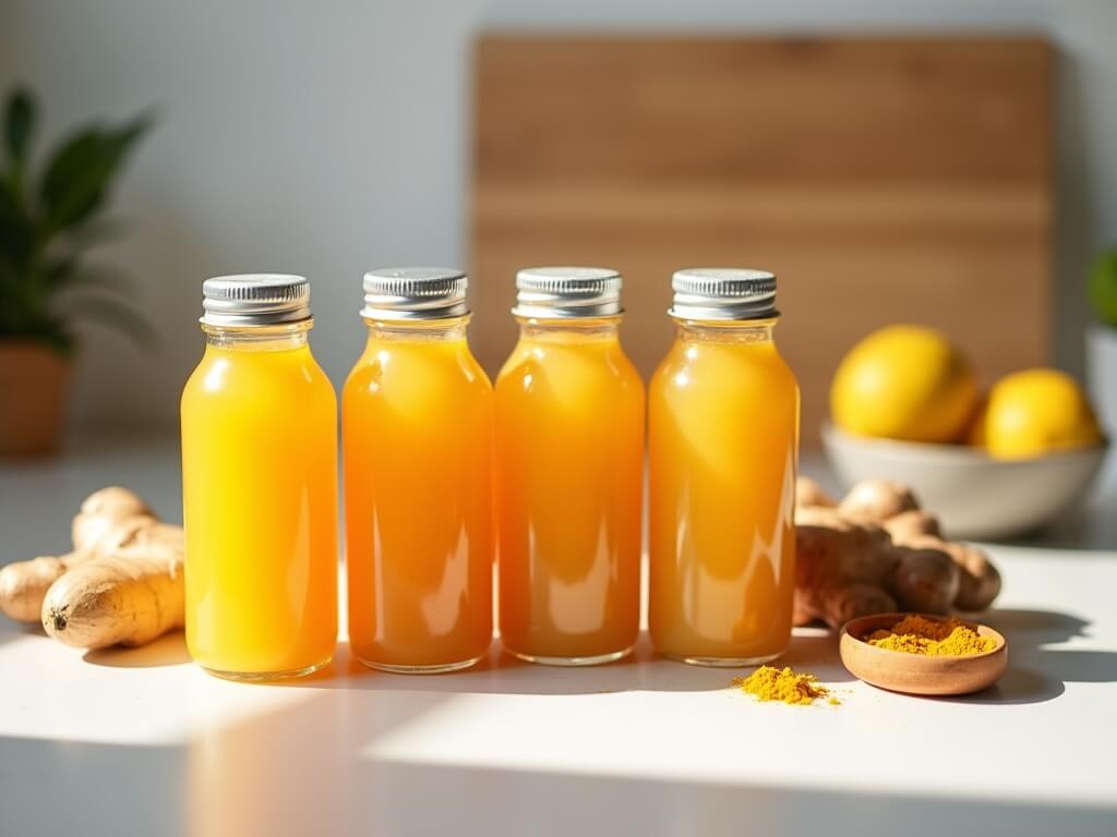 Immune-Boosting Ginger Shots