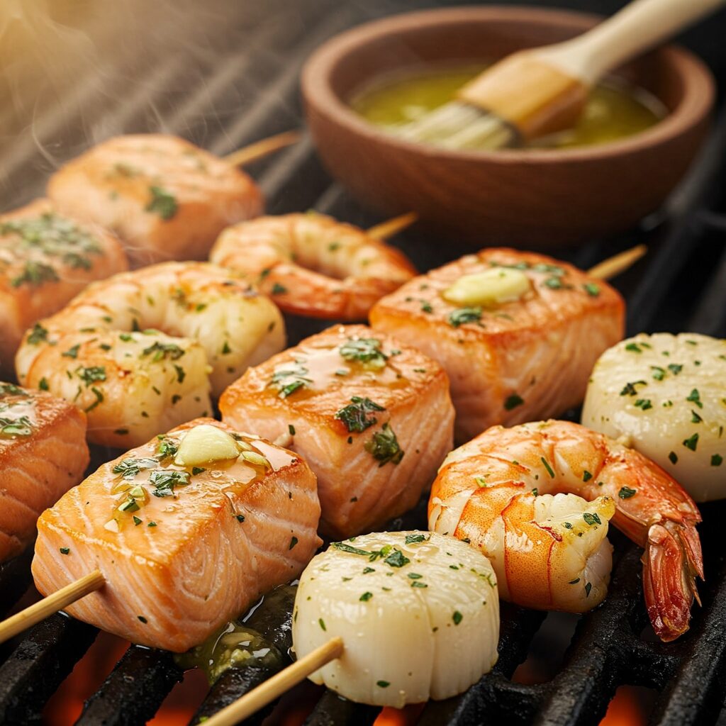 How to Make Perfect Seafood Kebabs with Delicious Marinades