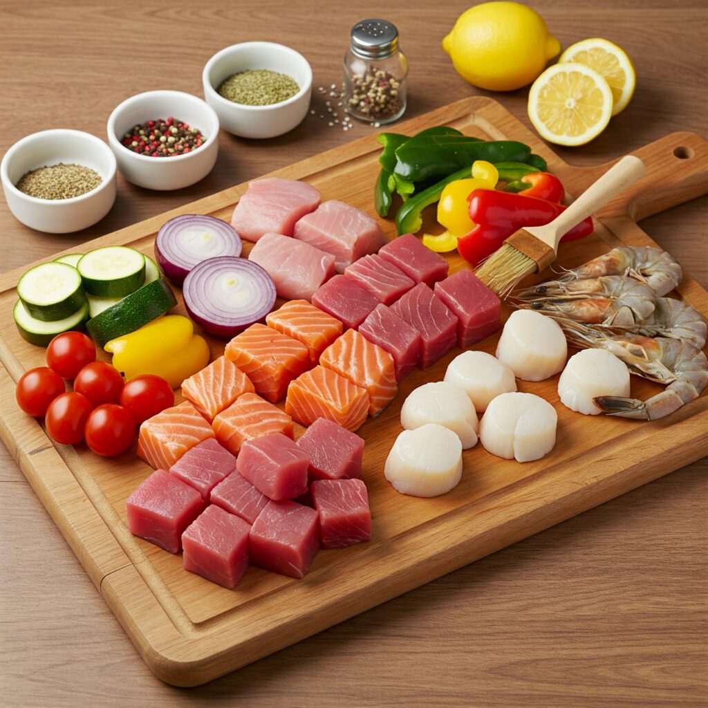 How to Make Perfect Seafood Kebabs with Delicious Marinades