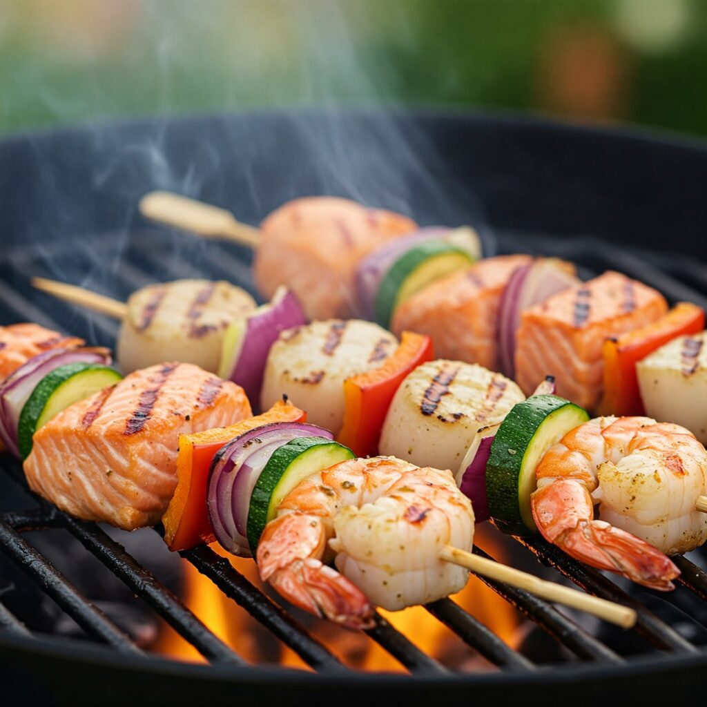 How to Make Perfect Seafood Kebabs with Delicious Marinades