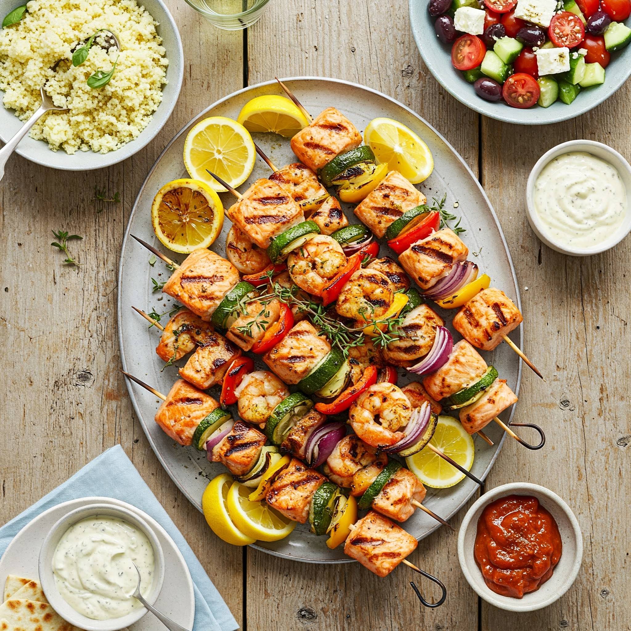 How to Make Perfect Seafood Kebabs with Delicious Marinades
