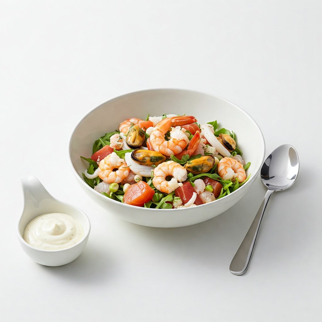 How to Make the Best Seafood Salad Recipe with Zesty Dressing