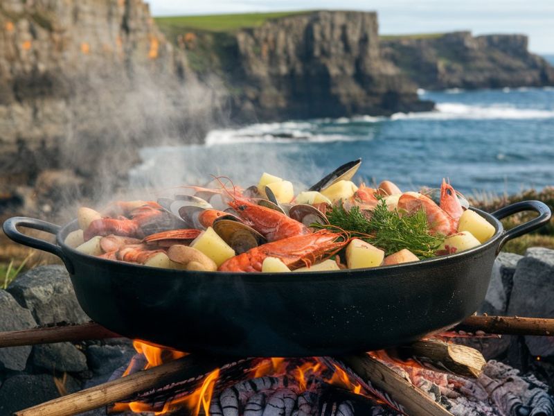Traditional Irish Seafood Boil