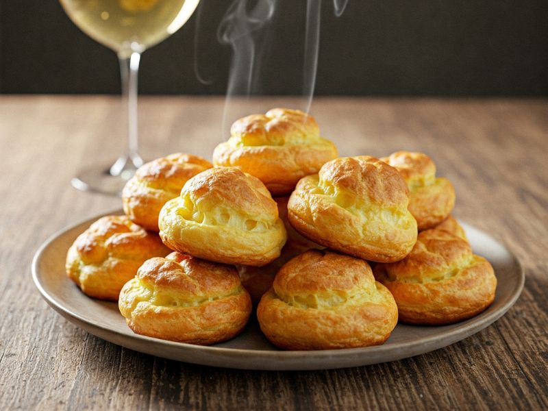 Goug&egrave;res French Cheese Puffs Recipe