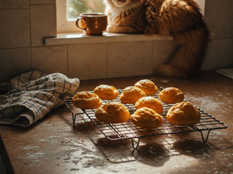 Goug&egrave;res French Cheese Puffs Recipe