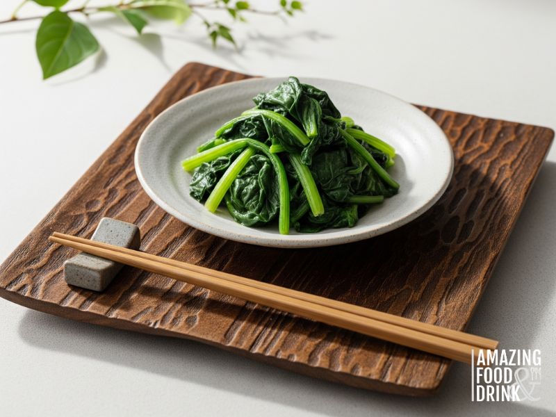 Japanese Spinach Ohitashi