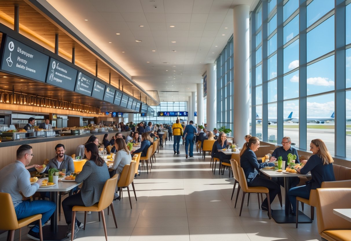 Airport Airport Cafe Near Gate Reference: Dublin Airport Restaurants Tasty Convenient Eats