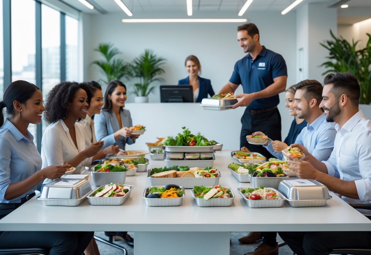 Office Lunch Delivery: Services, Ordering, and Key Benefits