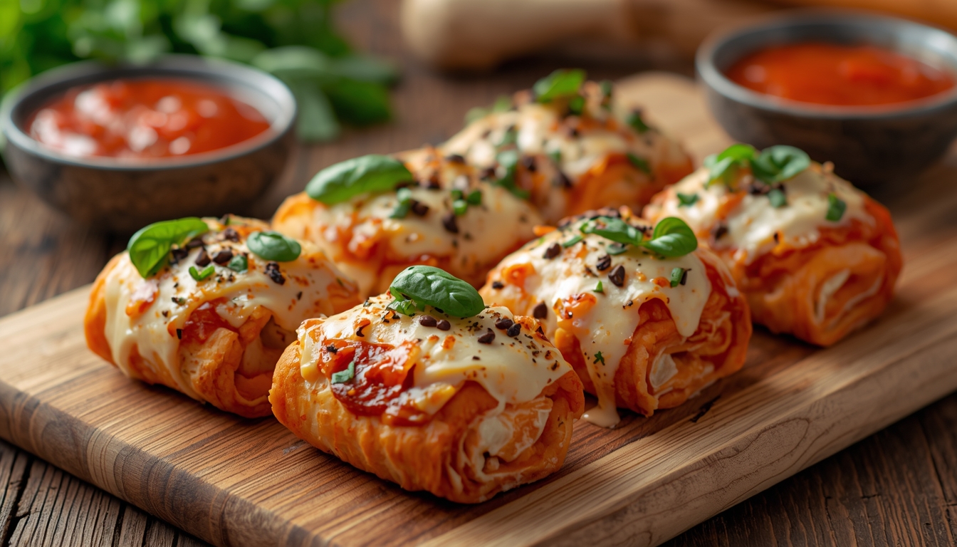 Pizza Roll Appetisers: From Italian Panzerotti to Perfect Party Snacks