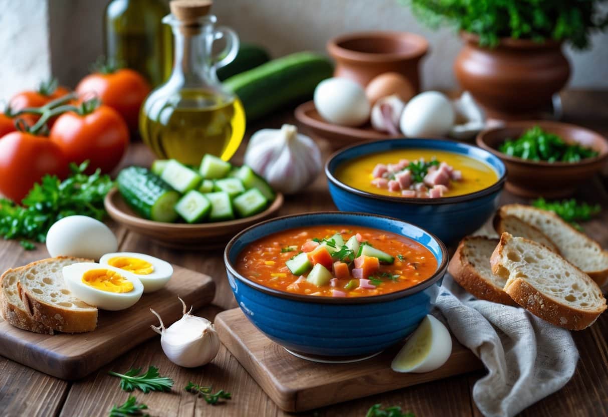 Hot Rde And Cold Rde Spanish Soups: Gazpacho, Salmorejo & the Cold and Hot Culinary ...