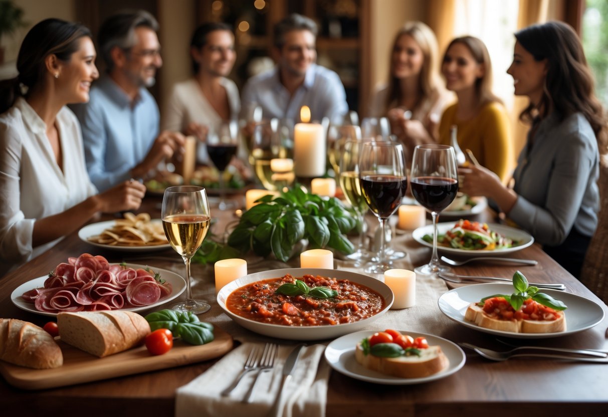 Italian Dinner Party Menu: Dishes, Wines, and Structuring Your Evening