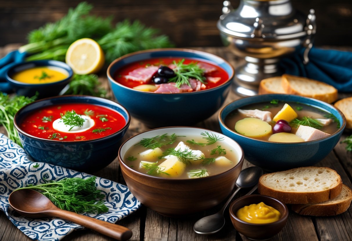 Russian Soups: Borscht, Solyanka, Ukha, and the Warming Broth Tradition