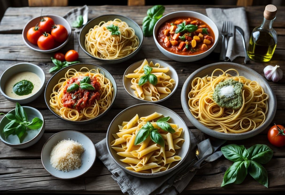 Picture Idea: Italian Pasta Guide Shapes Sauces Regional Pairings Explained