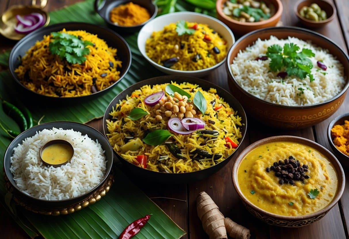 Indian Rice Dishes: Biryani, Pulao, Pongal and Regional Varieties ...
