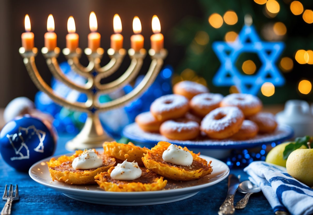 Hanukkah Food Traditions: Latkes, Sufganiyot & The Festive Table