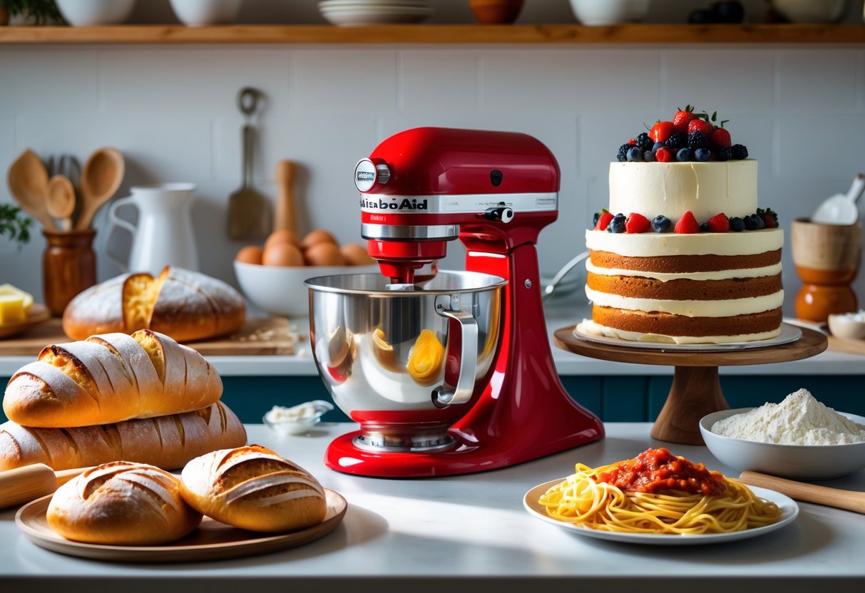 KitchenAid Mixer Recipes: Breads, Cakes, and Pasta from One Machine